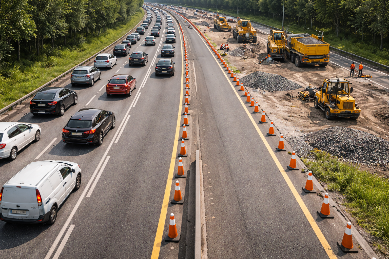修路時的單線長龍,是工程問題還是文化選擇?
